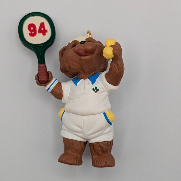 Hallmark Keepsake Practice Makes Perfect 1994 Tennis Player Vintage Ornament - Picture 1 of 11